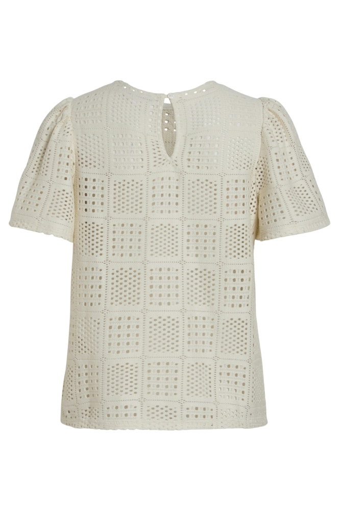 VINOVIRA O-NECK S/S TOP 14106577 Birch